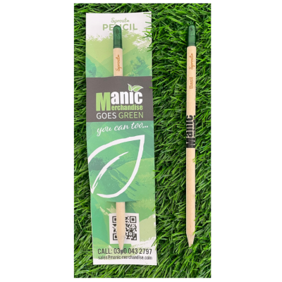 Image of Sprout pencil with Backing card - Low minimum quantities - MANIC EXCLUSIVE