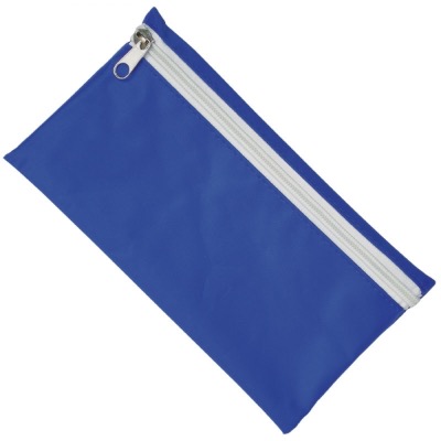 Image of Nylon Pencil Case - Royal Blue (White Zip)