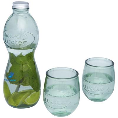 Image of Brisa 3-piece recycled glass set