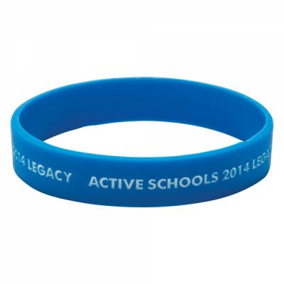 Image of Silicone Wristband (Child: Recessed & Infilled Design)