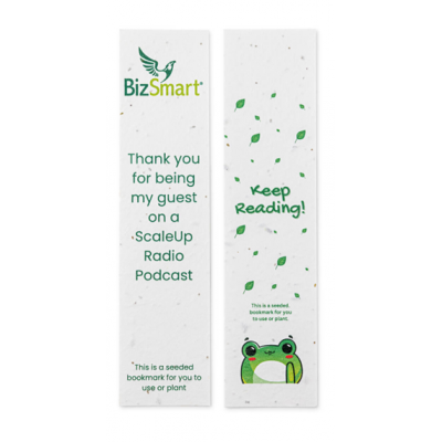 Image of Seed Paper Bookmark